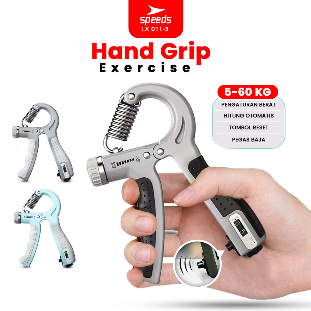 SPEEDS Handgrip Adjustable Latihan Otot Lengan Portable 011-3