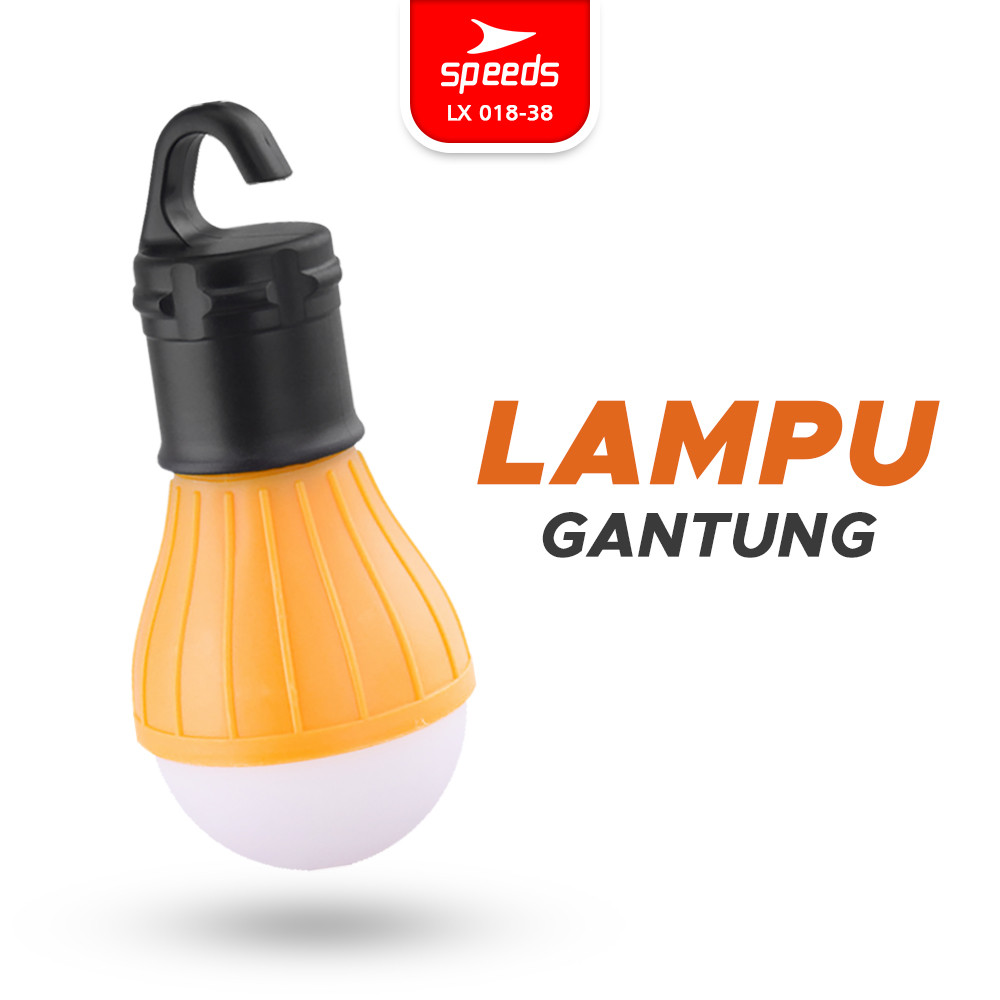 SPEEDS Lampu LED Emergency Cas Bohlam Multifungsi Lampu Gantung Outdoor 018-38