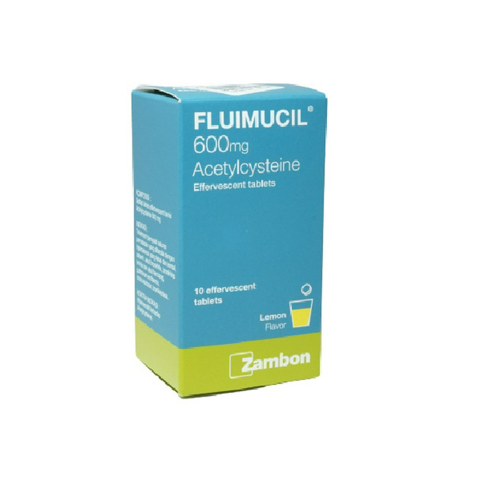 FLUIMUCIL 600 1 BLISTER @ 2 TABLET EFFERVESCENT