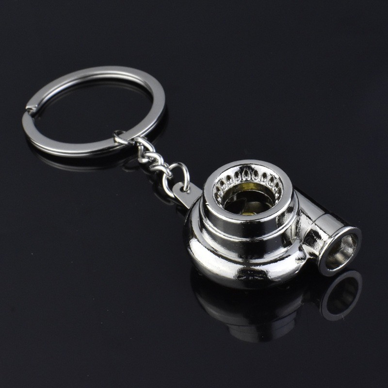 Gantungan Kunci Turbo Mobil Engine Keychain