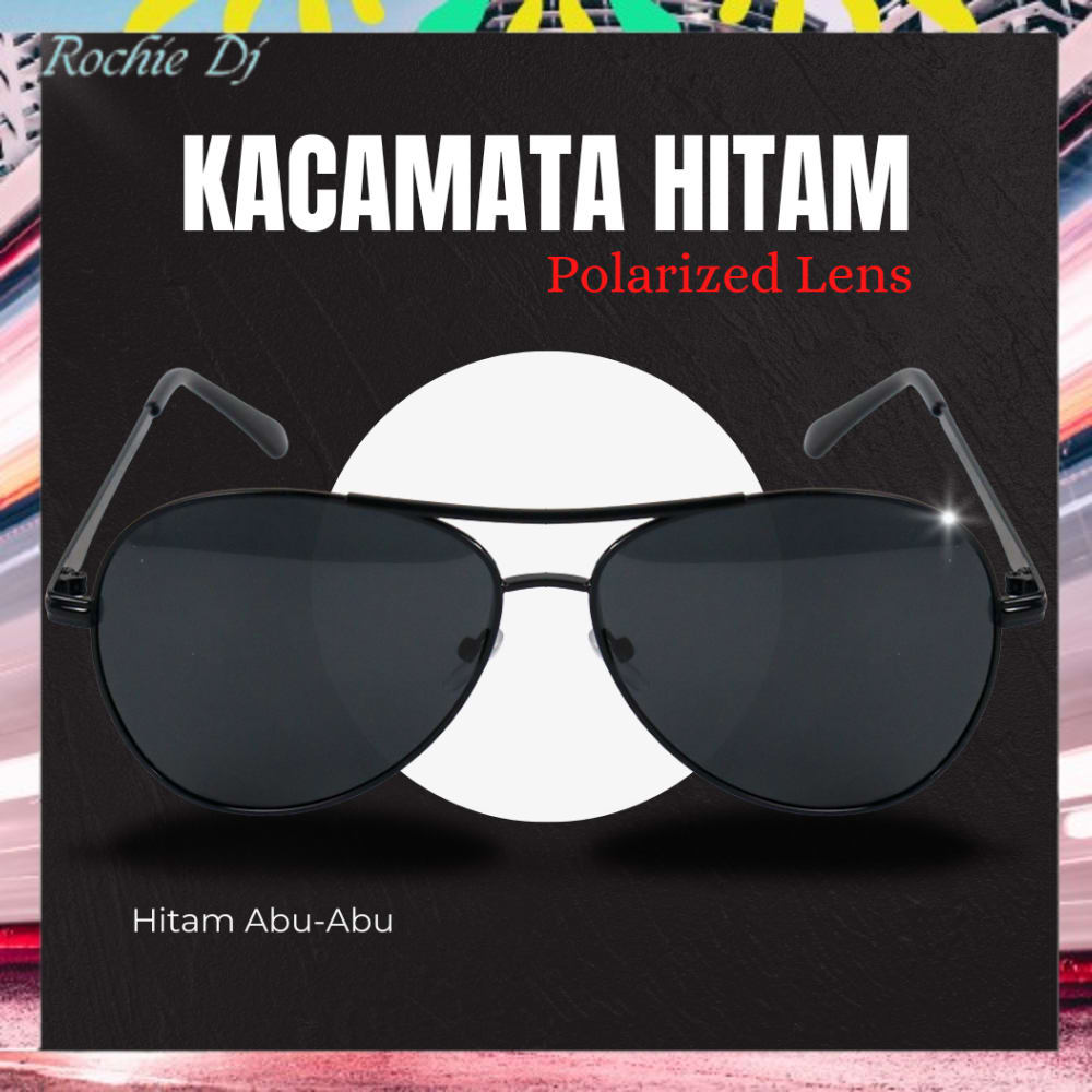AORON KACAMATA HITAM POLARIZED - RB2132
