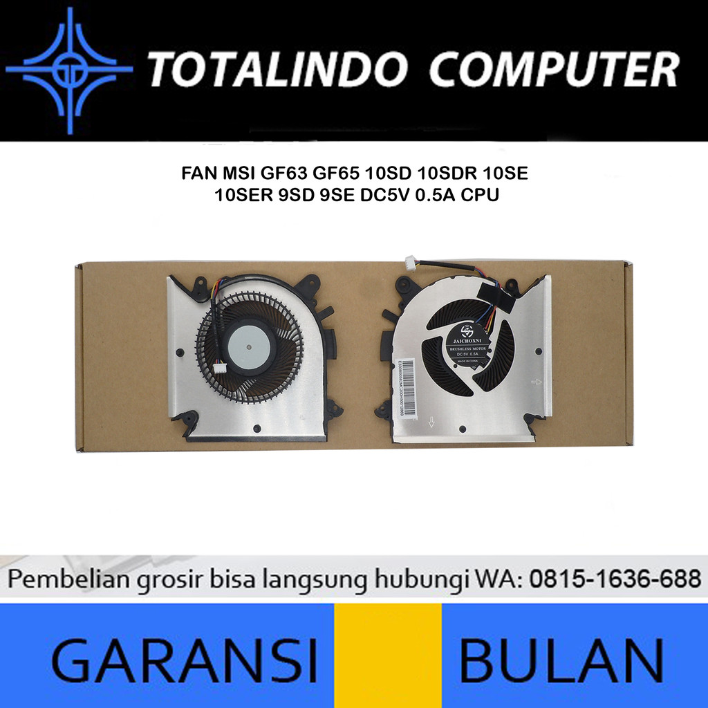 Fan MSI GF65 CPU