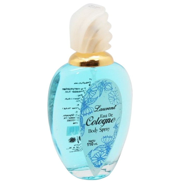 LAURENT EAU DE COLOGNE BODY SPRAY BIRU 100ML