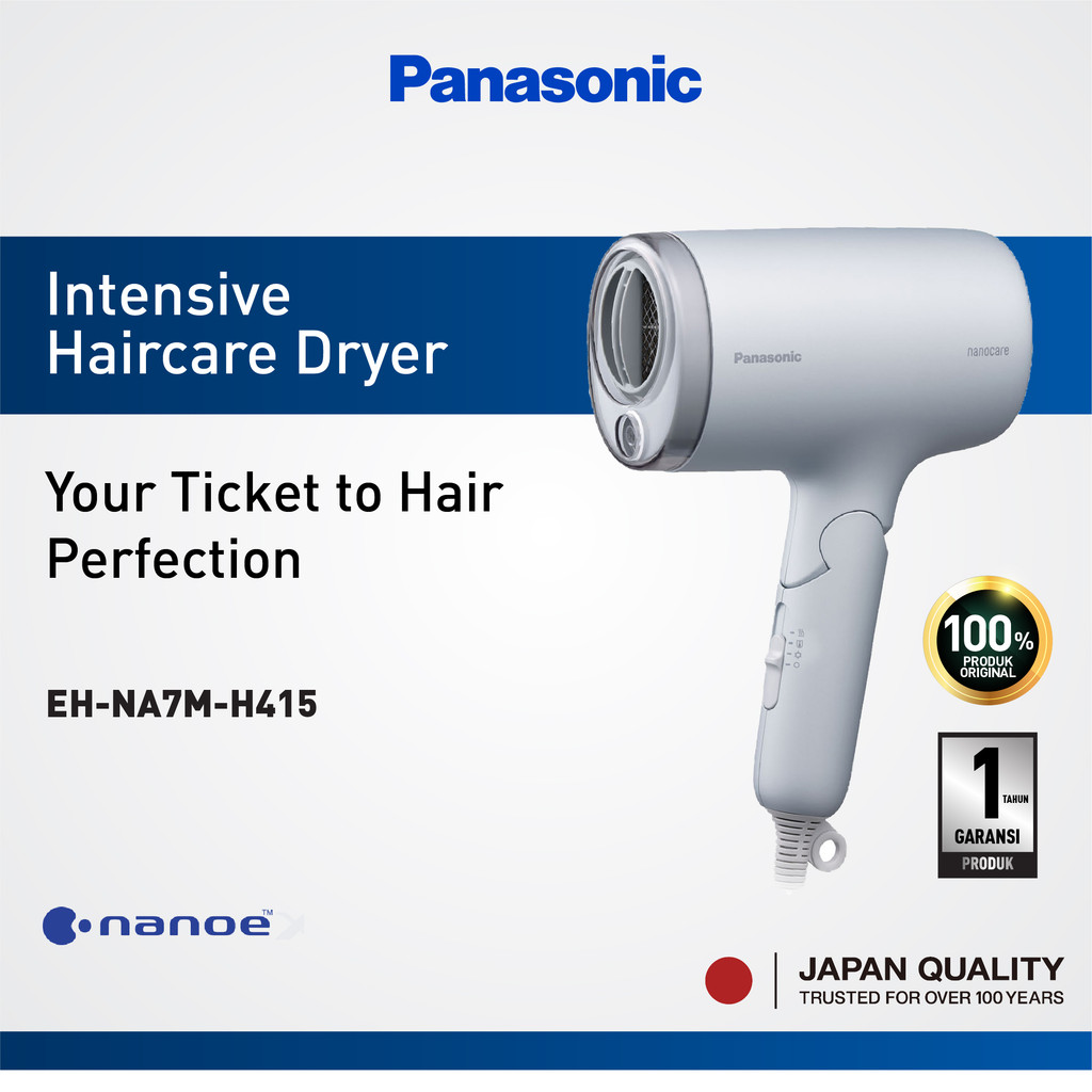 Panasonic EH-NA7M-H415 Nanocare Hairdryer - Pengering Rambut