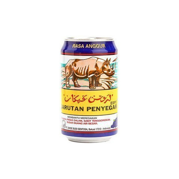Larutan Penyegar Cap Badak Rasa Anggur 320 ml