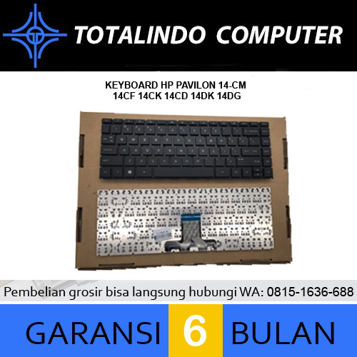 Keyboard HP Notebook 14ck 14-ck 14-ck0004tx 14-ck0006tx
