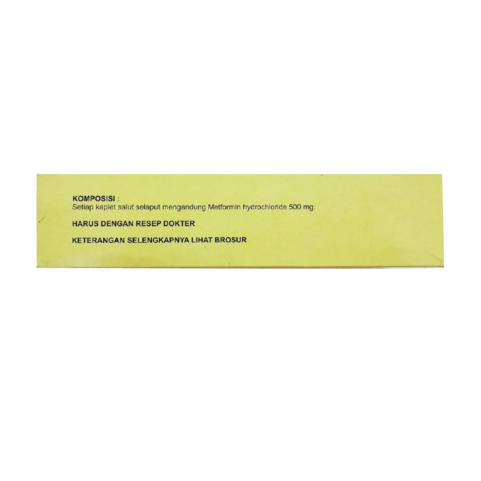GLIKOS 500 500 MG 1 STRIP @ 10 KAPLET SALUT SELAPUT