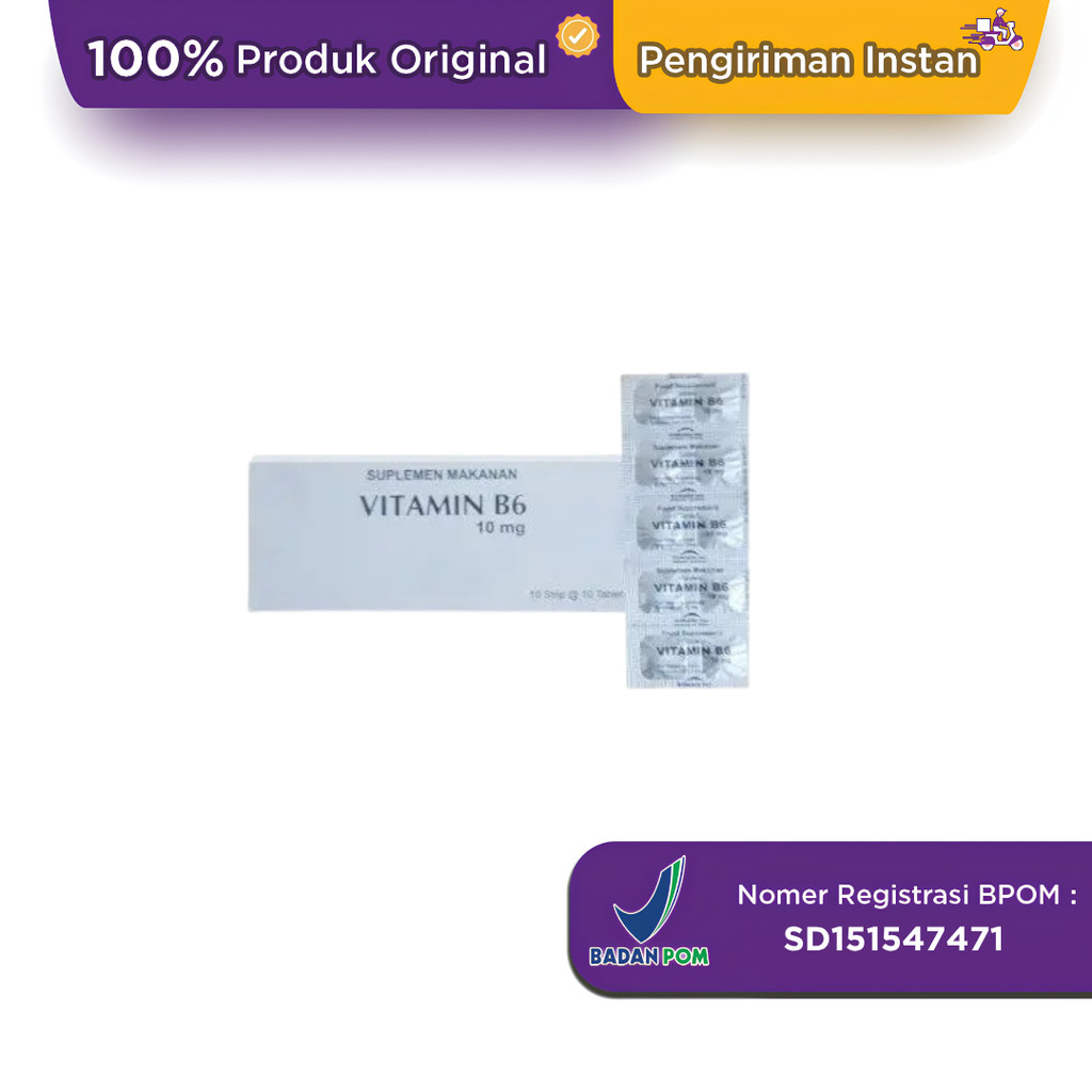 Vitamin B6 10 mg 10 Tablet