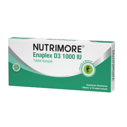 NUTRIMORE ENAPLEX D3 1000 IU