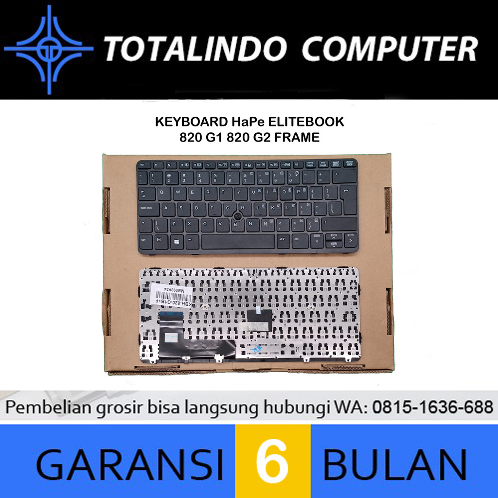 Keyboard HP Elitebook 820 g1 820 g2 Frame