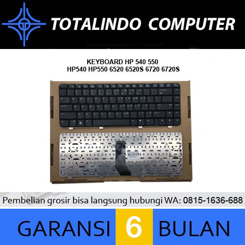 Keyboard HP 540 550 Model 6520s 6720 6720s