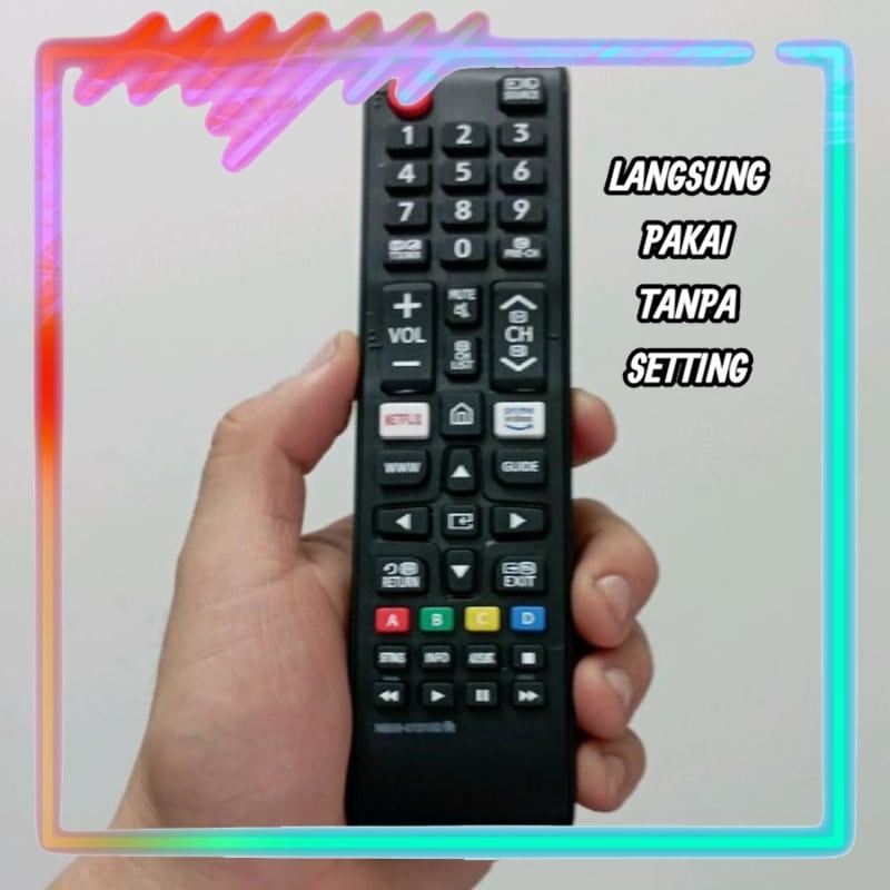 Remot Remote TV Universal Tanpa Setting Samsung UA43RU7100 UA49RU7100 UA50RU7100 UA55RU7100 UA58RU71