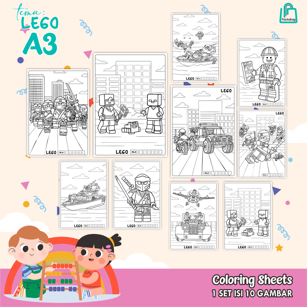 

KERTAS MEWARNAI ANAK UKURAN A3 – ISI 10 LEMBAR – COLORING SHEETS KARTUN EDUKATIF ANGRY BIRD