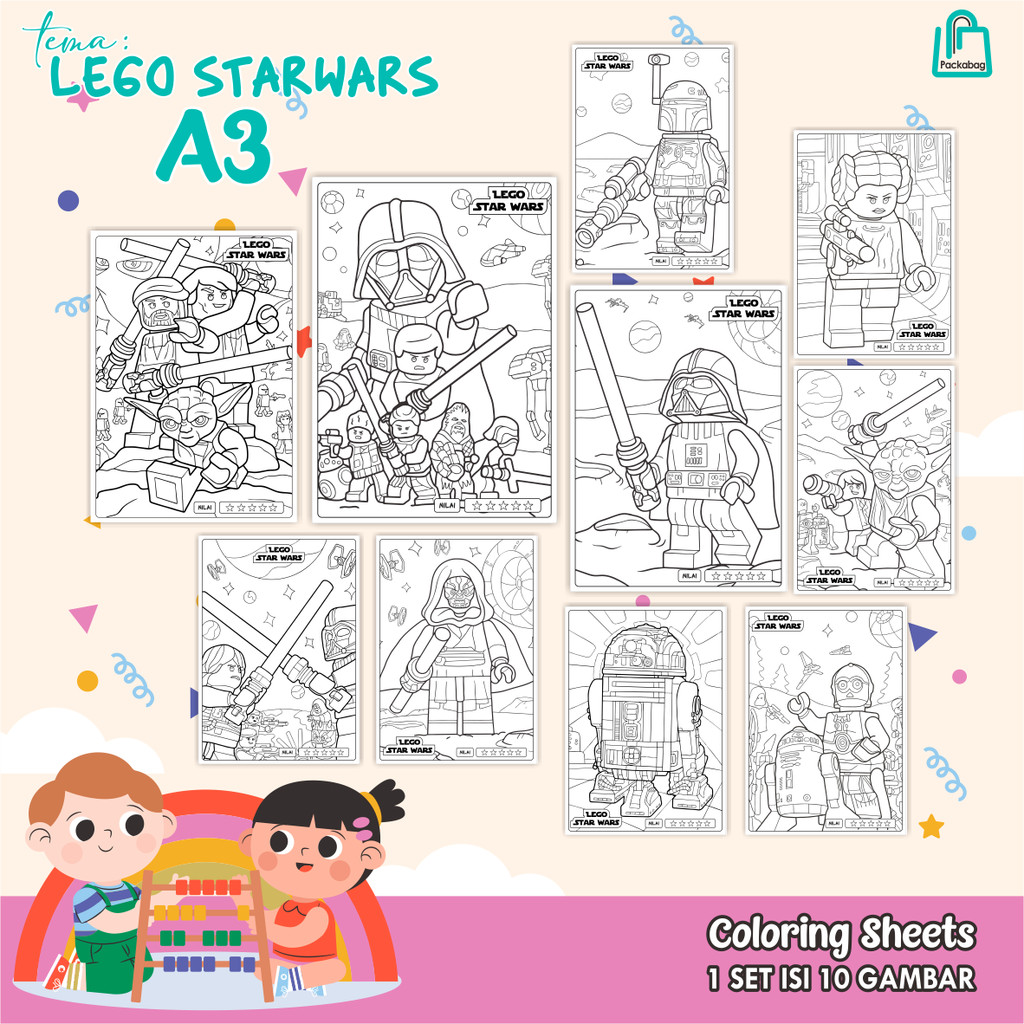 

KERTAS MEWARNAI ANAK UKURAN A3 – ISI 10 LEMBAR – COLORING SHEETS KARTUN EDUKATIF OLAF