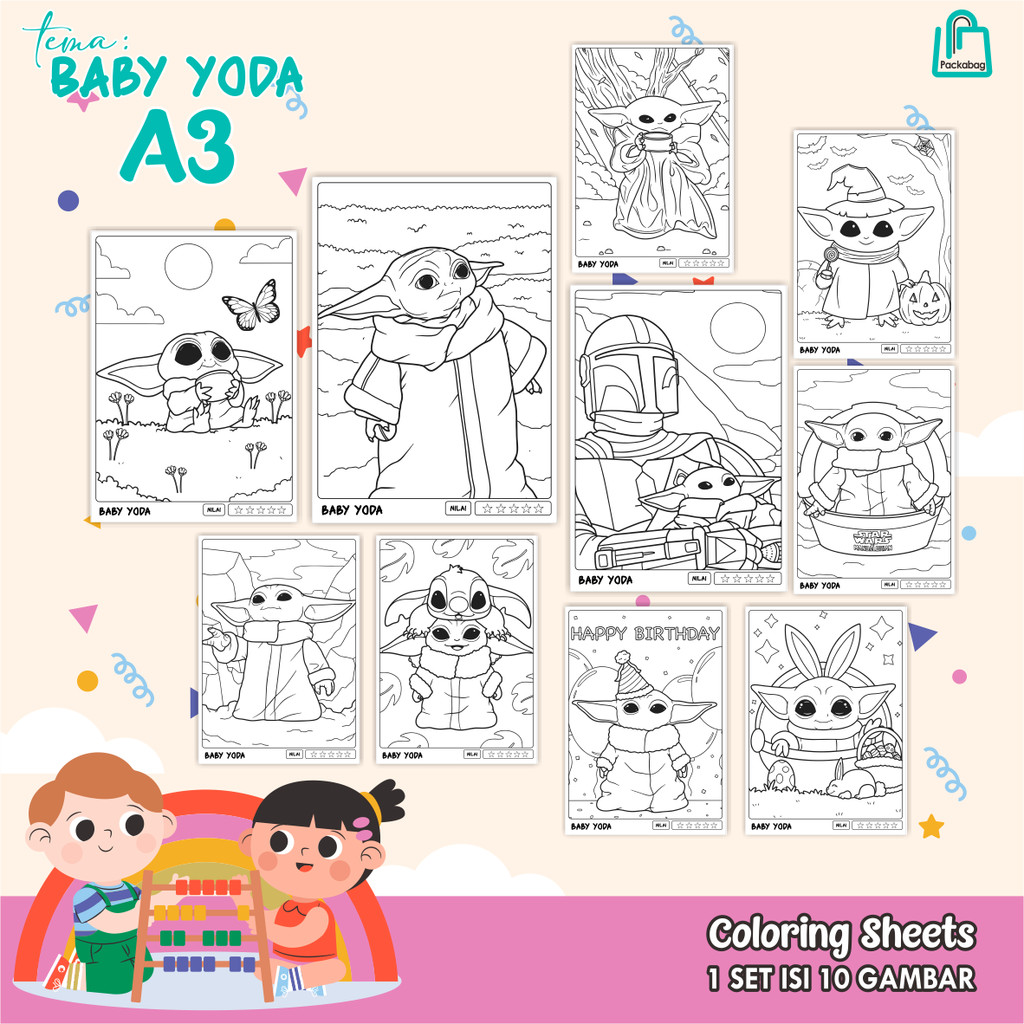 

KERTAS MEWARNAI ANAK UKURAN A3 – ISI 10 LEMBAR – COLORING SHEETS KARTUN EDUKATIF PEMANDANGAN