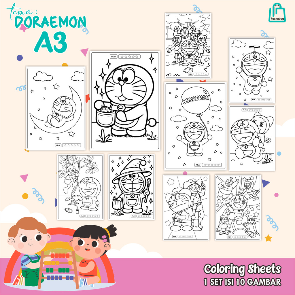 

KERTAS MEWARNAI ANAK UKURAN A3 – ISI 10 LEMBAR – COLORING SHEETS KARTUN EDUKATIF SPONGEBOB 02