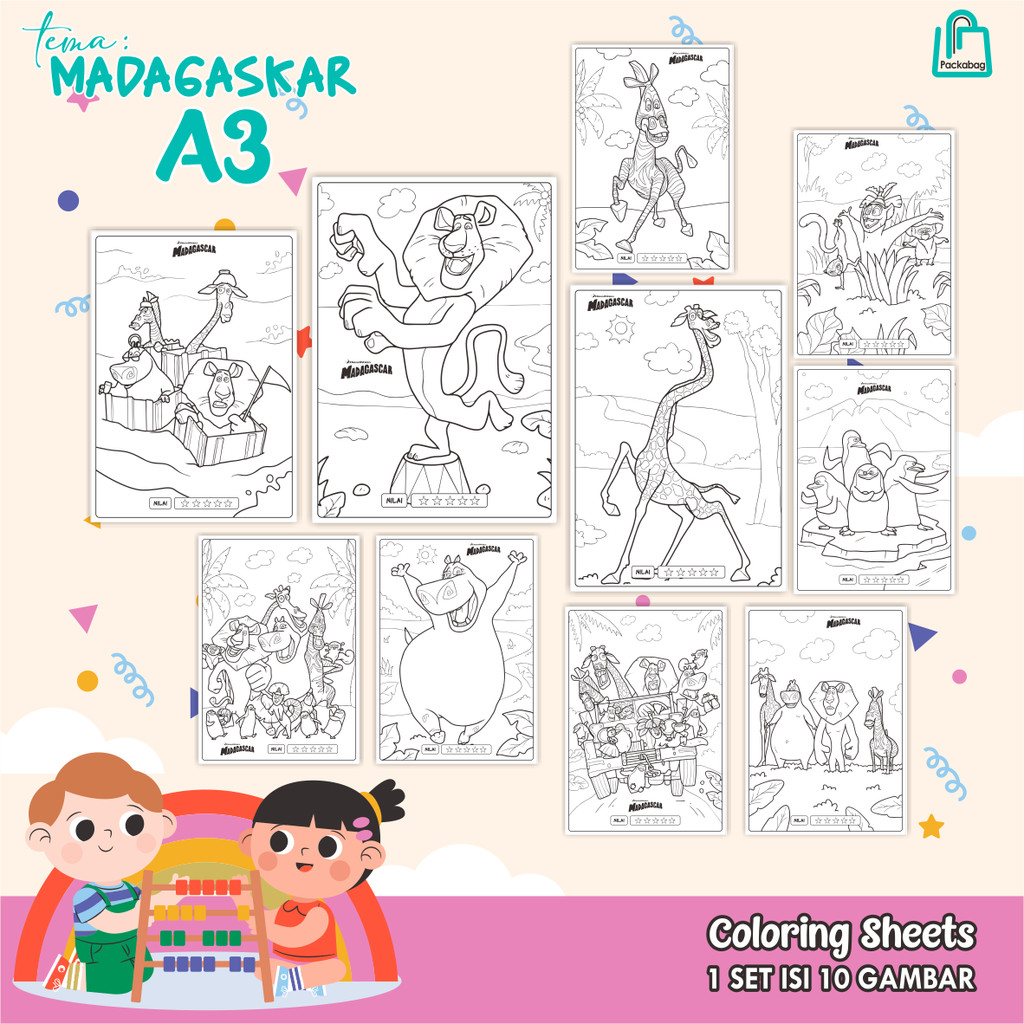 

KERTAS MEWARNAI ANAK UKURAN A3 – ISI 10 LEMBAR – COLORING SHEETS KARTUN EDUKATIF TINKER BELL 01