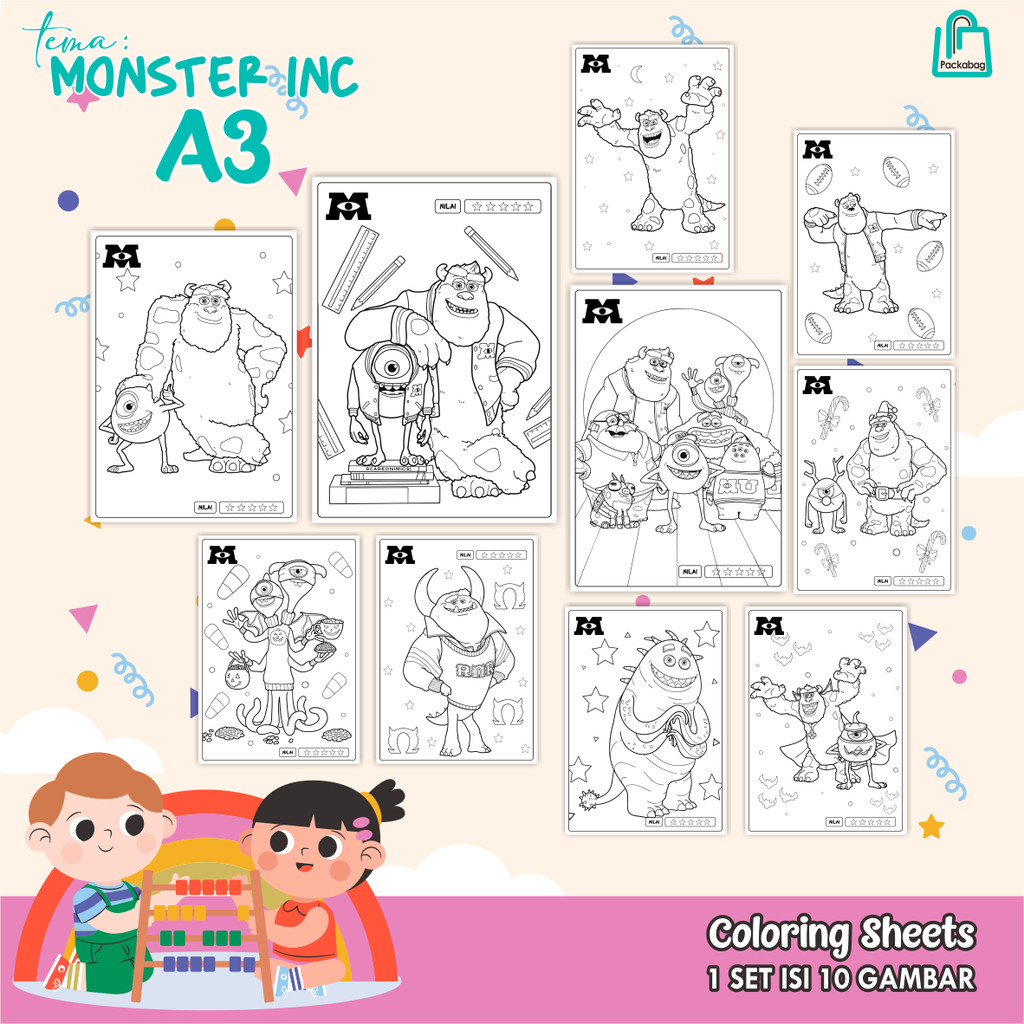 

KERTAS MEWARNAI ANAK UKURAN A3 – ISI 10 LEMBAR – COLORING SHEETS KARTUN EDUKATIF SPONGEBOB 03