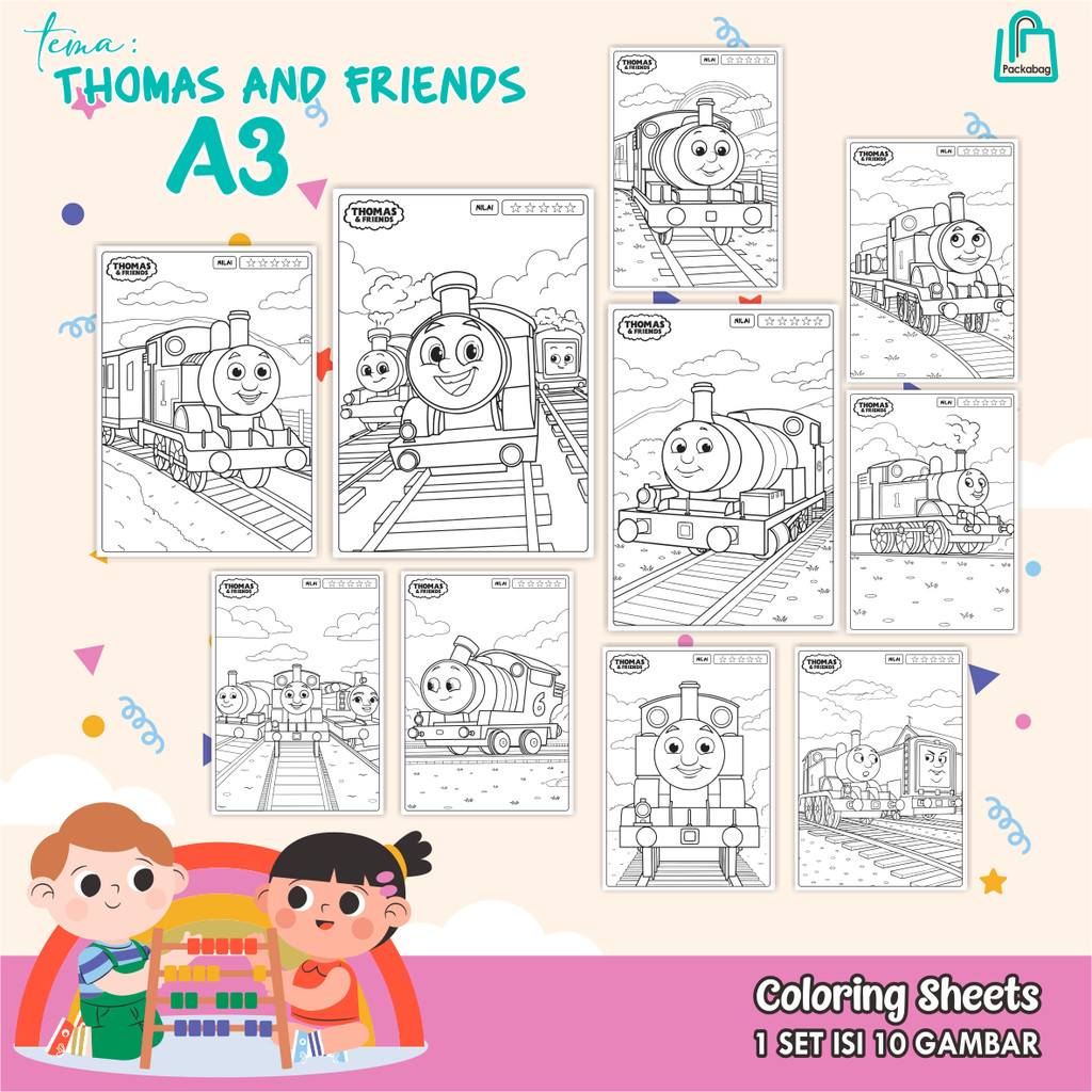 

KERTAS MEWARNAI ANAK UKURAN A3 – ISI 10 LEMBAR – COLORING SHEETS KARTUN EDUKATIF UP