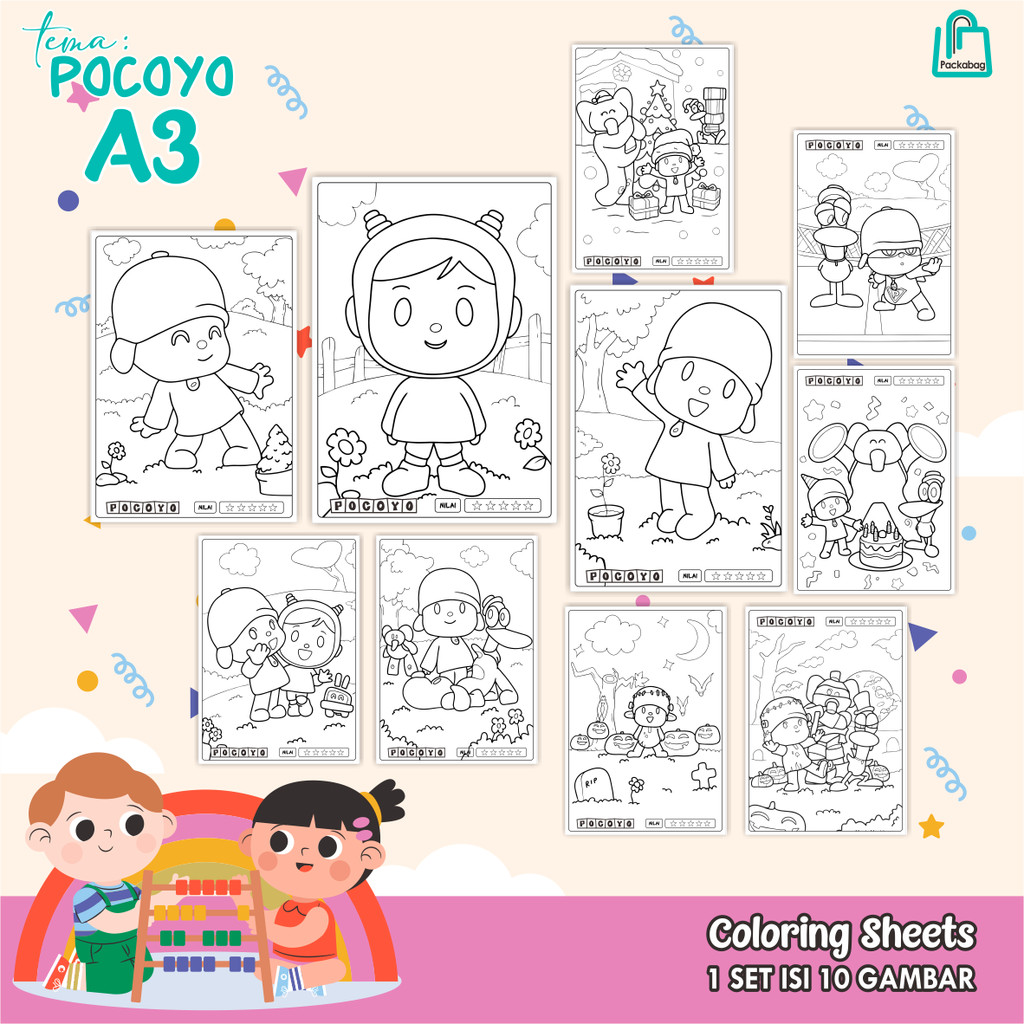 

KERTAS MEWARNAI ANAK UKURAN A3 – ISI 10 LEMBAR – COLORING SHEETS KARTUN EDUKATIF HEWAN LAUT 02