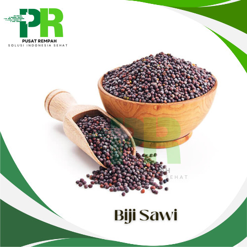 

500g Biji Sawi Hitam Organik Black Mustard Seeds Premium / Bumbu Pelengkap Masakan Biji Sesawi 500 Gram Pusatrempah