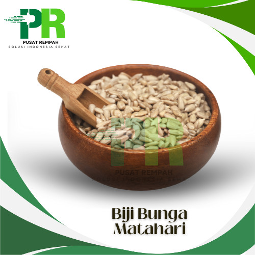 

25g Biji Bunga Matahari Panggang Organik Roasted Sunflower Seeds Premium / Tambahan Makanan Kesehatan Biji Kuaci Kupas 25 Gram Pusatrempah