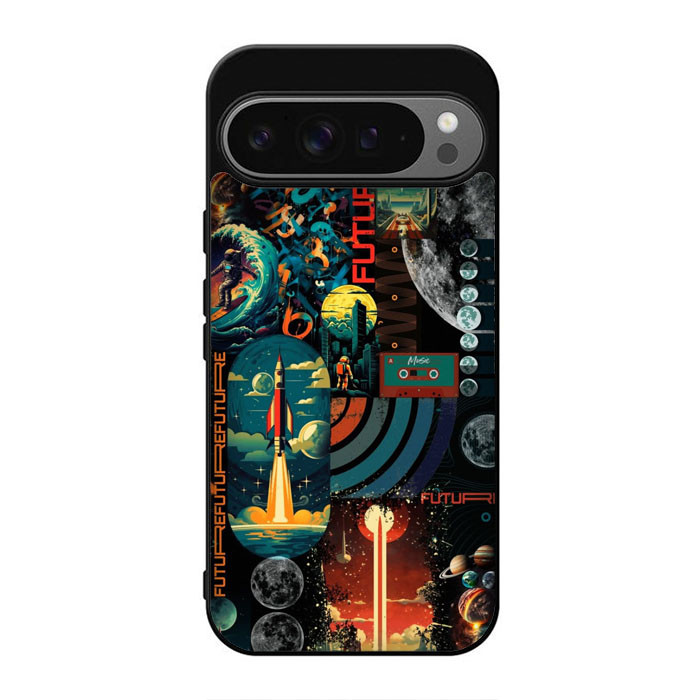 Case Casing Custom TPU Rubber Google Pixel 9 8 7 6 5 4 3 Pro A XL Nasa RK238