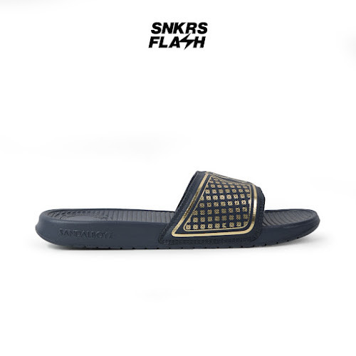 SANDALBOYZ COURT SLIDE THE MONOGRAM COLLECTION NAVY Sandal Unisex - 18SHNB - Size 45