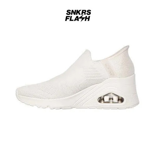 SKECHERS Street Uno Wedge Natural Sepatu Casual Wanita - 177523OFW - Size 36