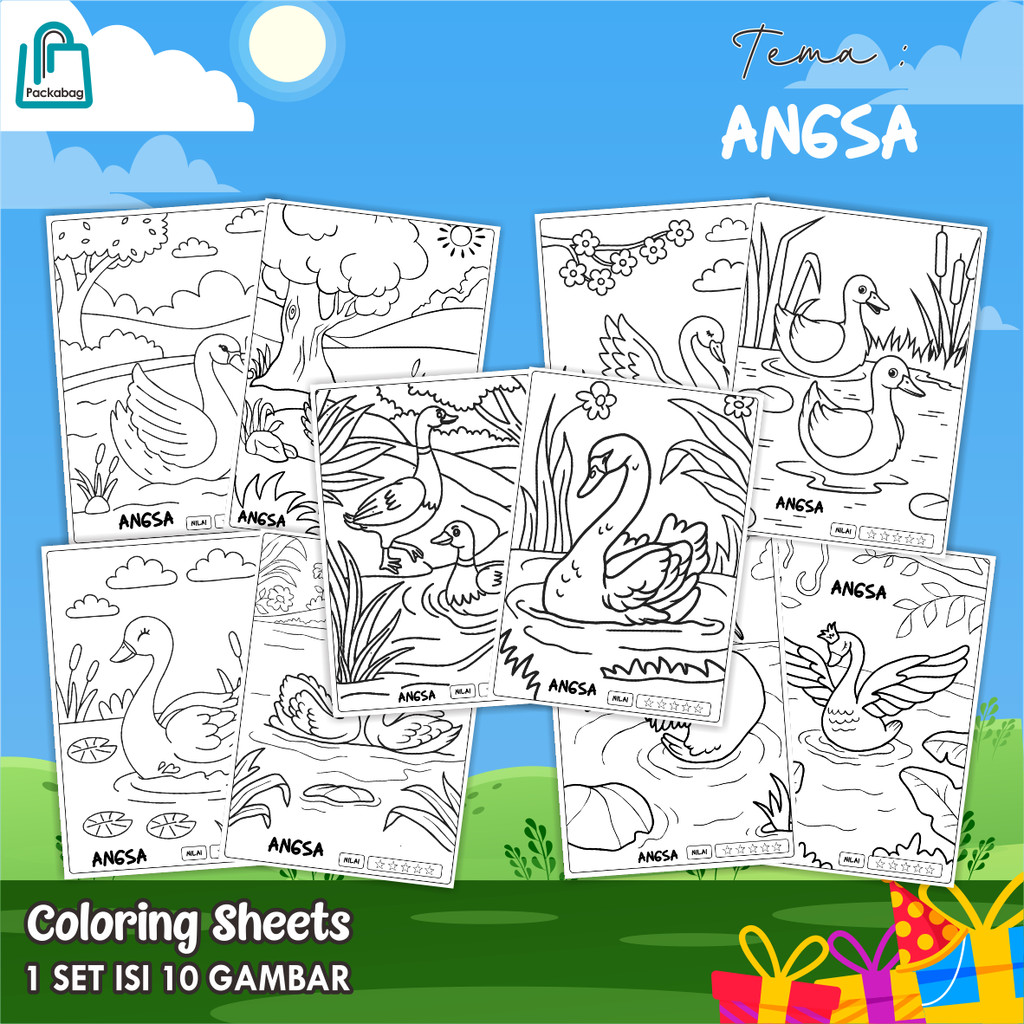 

KERTAS MEWARNAI ANAK A5 MURAH – 1 PACK ISI 10 LEMBAR – COLORING SHEETS KARTUN EDUKATIF ANGSA