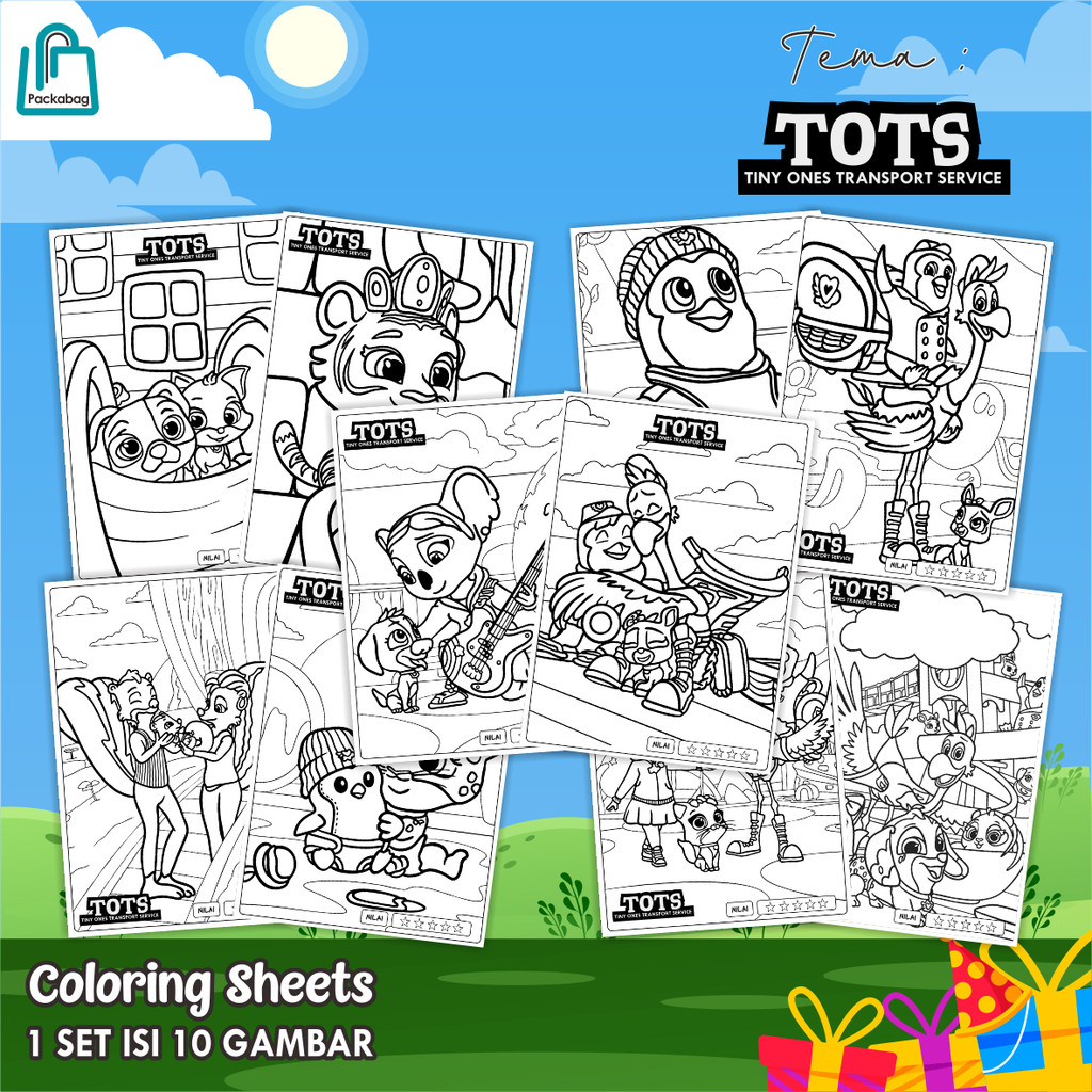 

KERTAS MEWARNAI ANAK UKURAN A4 – PAKET ISI 10 LEMBAR – COLORING SHEETS KARTUN EDUKATIF TOTS