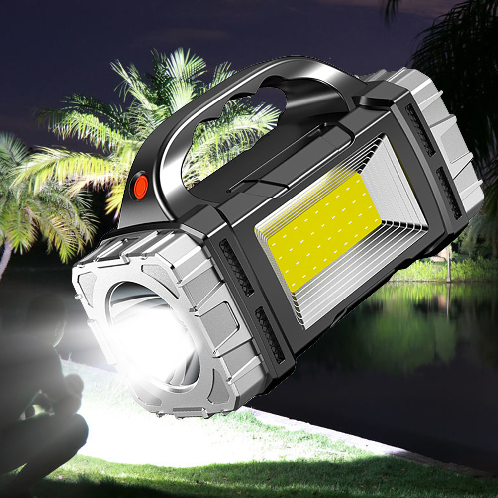 G034 Lampu Emergency CAS Senter Camping Lampu Led Cob Solar Power Bank Rechargeable Jy-2289