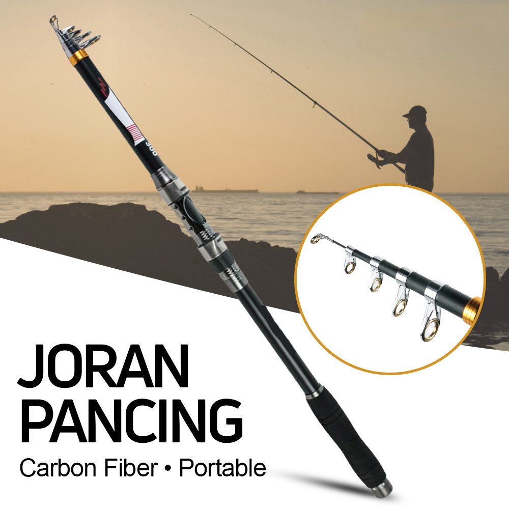 XINLONGWEI Joran Pancing Antena Portable: Carbon Fiber Kuat & Ringan