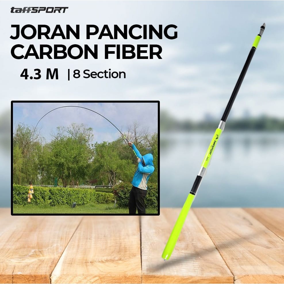 TaffSPORT Joran Pancing Tegek Carbon Fiber: Ringan, Kuat, dan Portabel