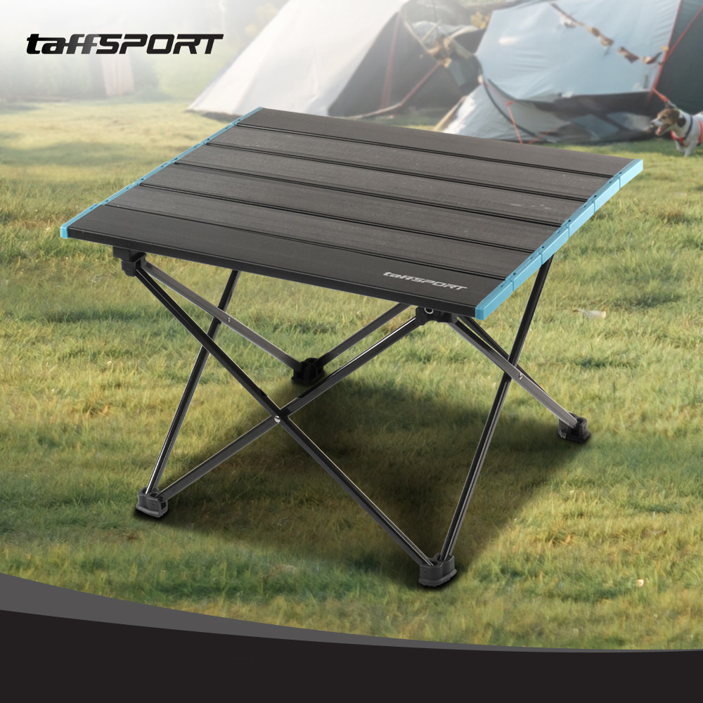 TaffSPORT Meja Lipat Portabel Aluminium: Ringan & Kokoh