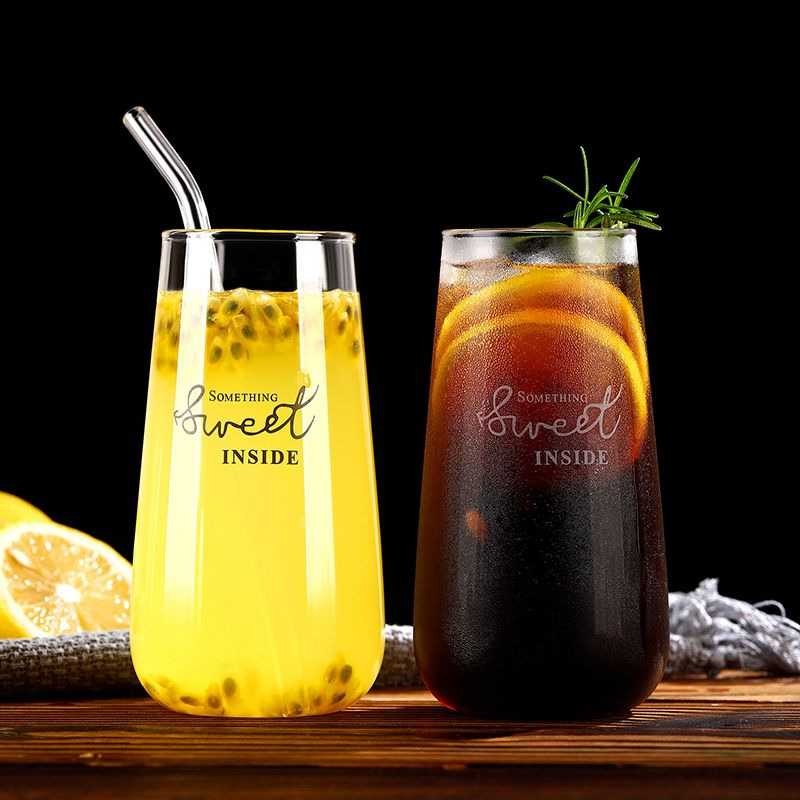 OLOEY Gelas Kaca Aesthetic 500ml: Elegan & Tahan Panas