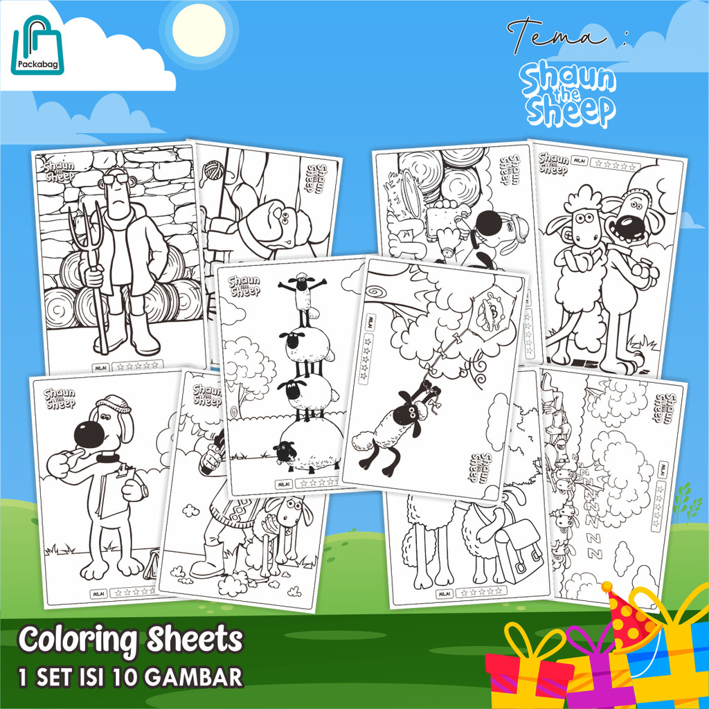 

LEMBAR MEWARNAI ANAK A5 MURAH – 1 PACK 10 LEMBAR – COLORING SHEETS KARTUN EDUKASI SCOOBY DOO