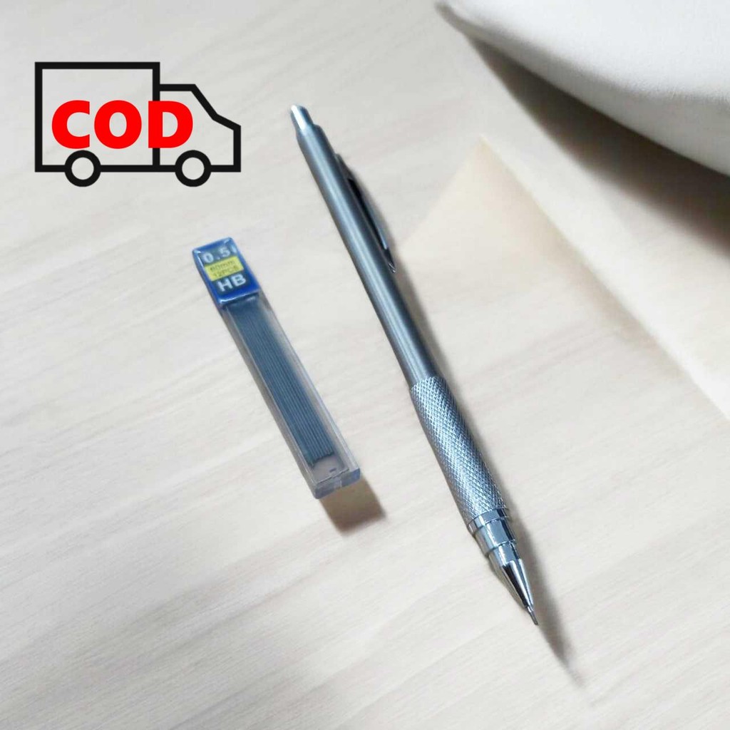 

Pensil Mekanik Mechanical Pencil Metal Ergonomis Dengan Refill HB 12 Isi Ulang 03mm 05mm 07mm Untuk Menulis Belajar