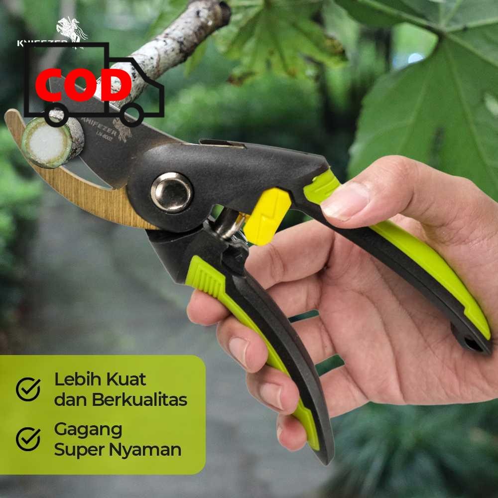 Gunting Dahan Ranting Buah Pruning Scissors Pisau Tajam Alat Pemotong Tanaman Kebun Taman Berkebun