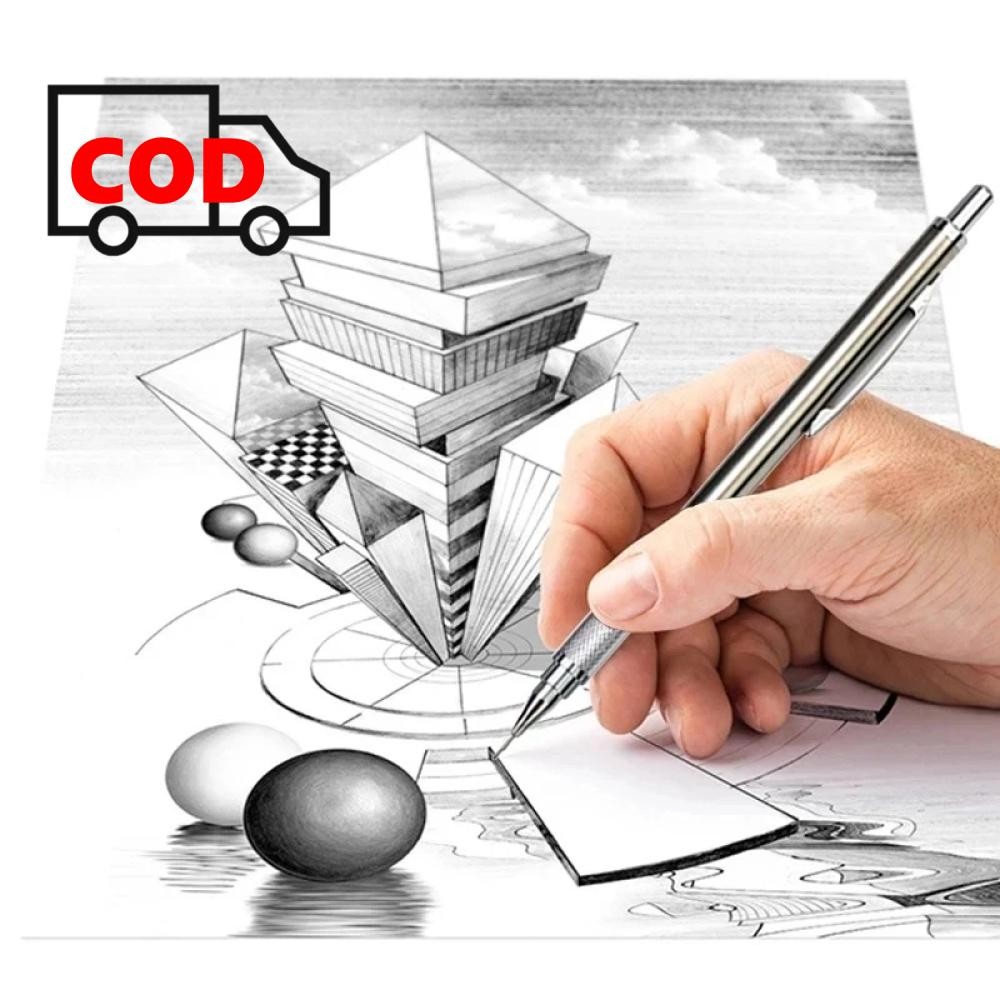 

Pensil Mekanik Metal Mechanical Pencil Refill HB 12 PCS 0.3mm 0.5mm 0.7mm Alat Tulis Ergonomis Kokoh