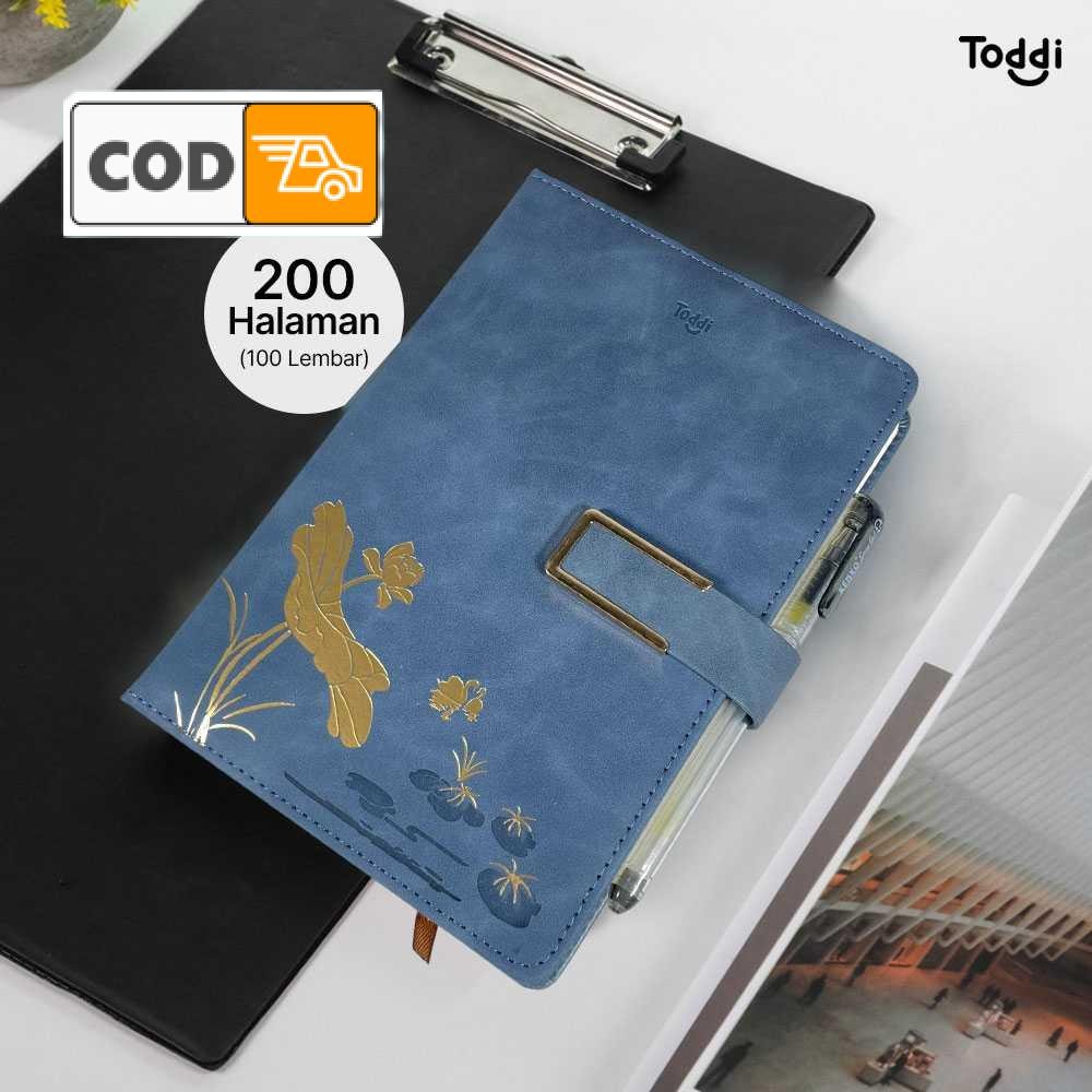 

Buku Jurnal A5 Kulit PU Leather Diary Premium dengan Pen Holder dan Pengunci Magnetik