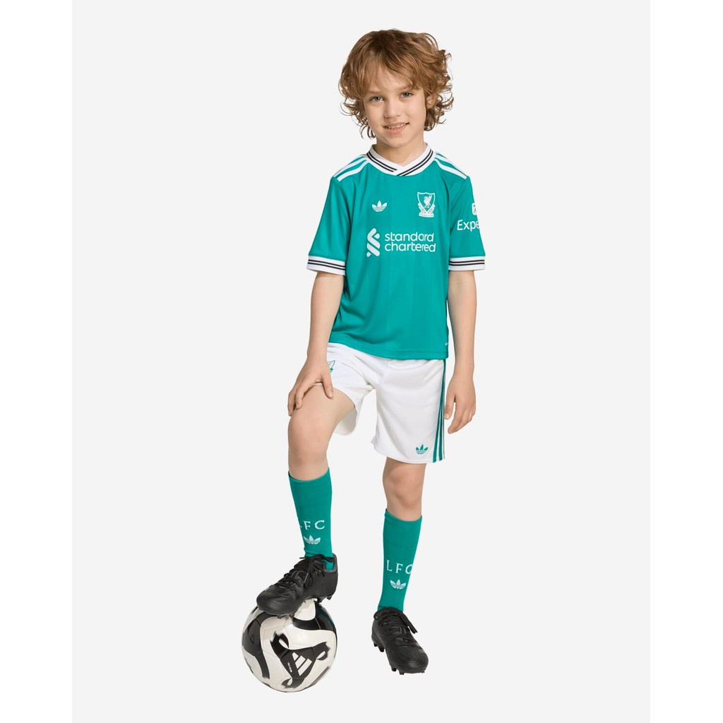 [Third] Liverpool FC adidas 25/26 Mini Kit Kids - LFC One Set Original Anak
