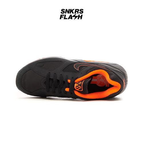 NIKE Air 180 Black Hyper Crimson Sepatu Sneakers Pria - FJ9259002 - Size 46