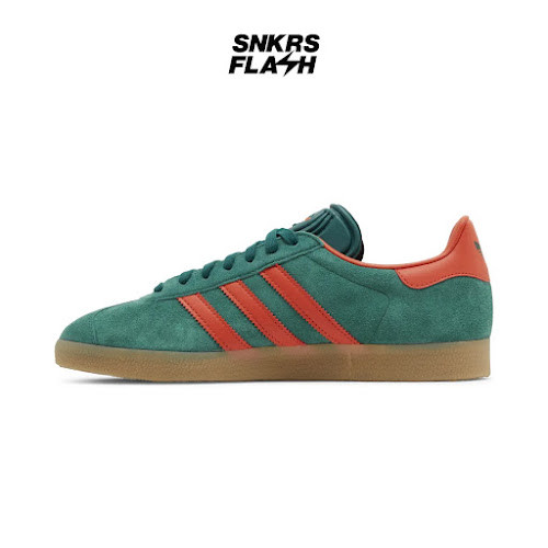 ADIDAS Gazelle Collegiate Green Sepatu Sneakers Unisex - IG6200 - Size 44