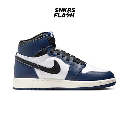 NIKE Air Jordan 1 Retro High Og Midnight Navy (Gs) Sepatu Sneakers Pria - FD1437401 - Size 39