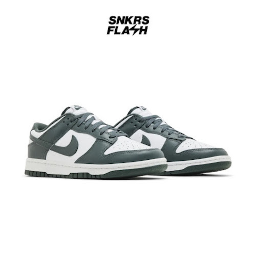 NIKE Dunk Low Retro White Vintage Green Sepatu Sneakers Pria - DV0833111 - Size 45