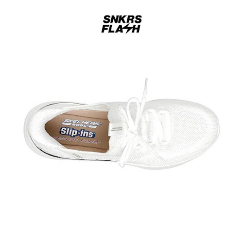SKECHERS Bobs B Love True Delight Slipins White Sepatu Casual Wanita - 117617WHT - Size 40