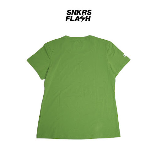 SKECHERS Womens Tee Basic Small Logo Green Baju Lengan Pendek Wanita - GW21V03GR - Size XL