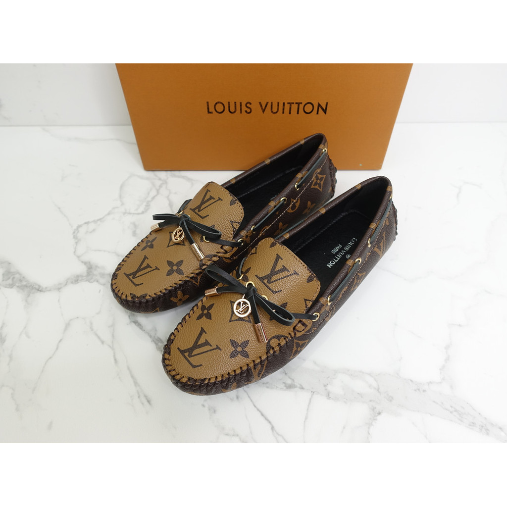 L* Loafer Reversible Leather Wanita VVIP Quality Import Branded