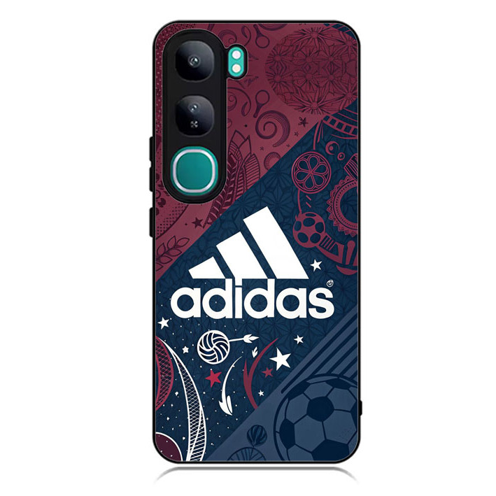 Case Casing TPU Rubbber Custom Vivo V50 V40 Lite Y29 28 18 17 15 12 iQoo Z9X Adidas Fans FR0240